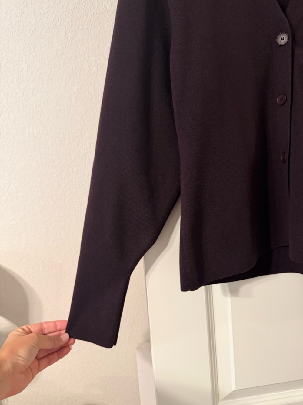 COS V-Neck Button Cardigan - Picture 6 of 10